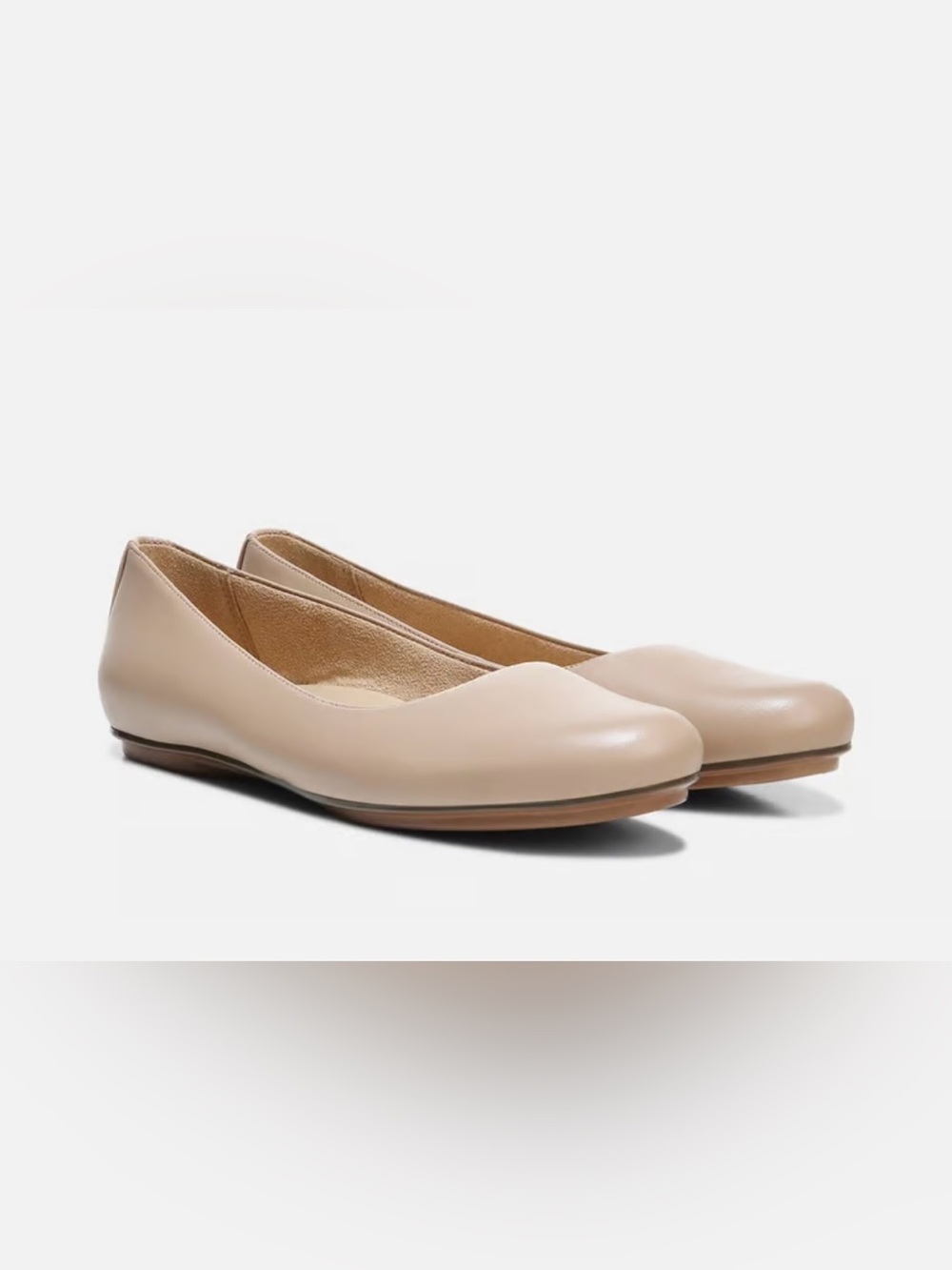Naturalizer Maxwell Ballet Flat - Crème Brulee Leather